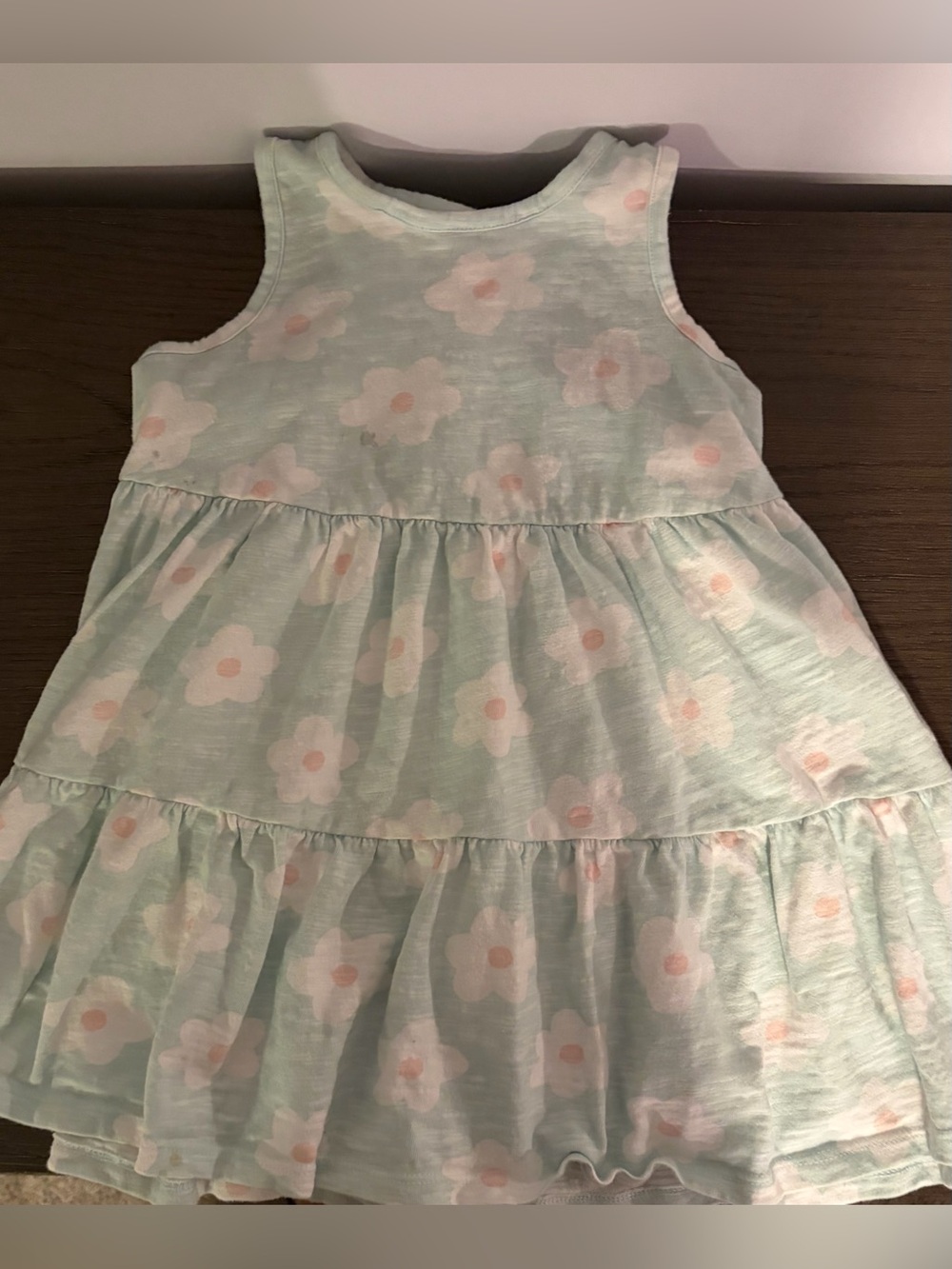 Tucker + Tate Mint and White Crewneck Toddler Dress